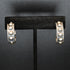 Vogt Silversmiths Blair Mini Hoop Earring with Beads and a Rope Edge