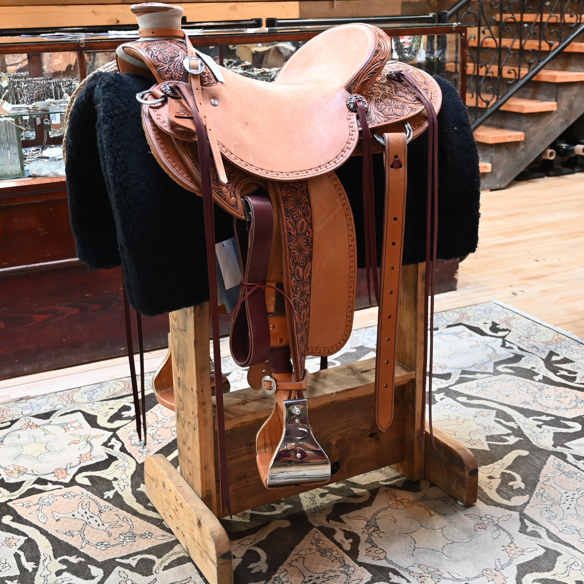 View of saddle