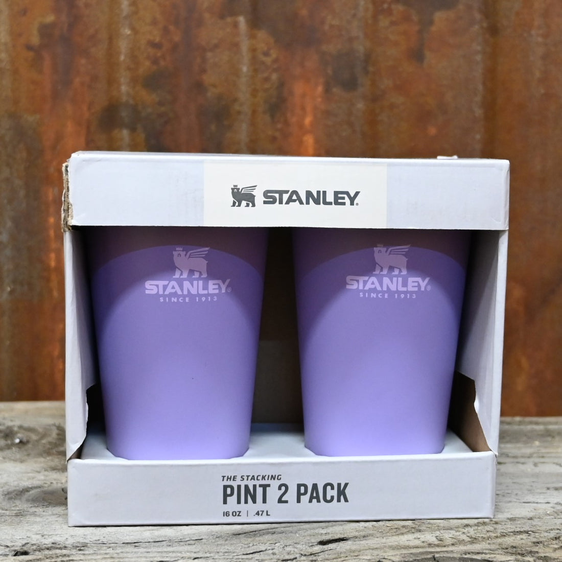 Stanley Adventure Stacking Beer Pint in Lavender (2 pack) view of pints
