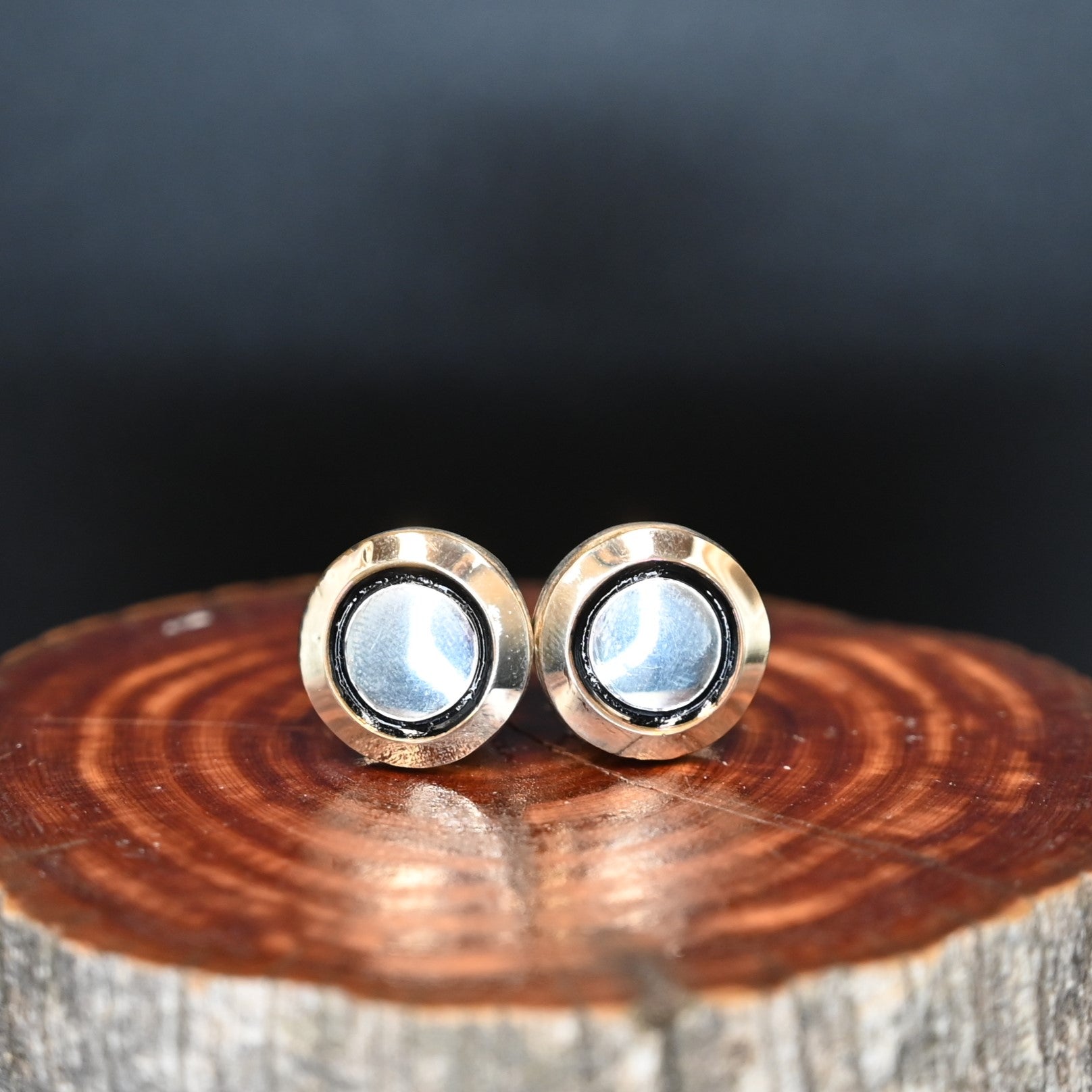 View of cufflinks
