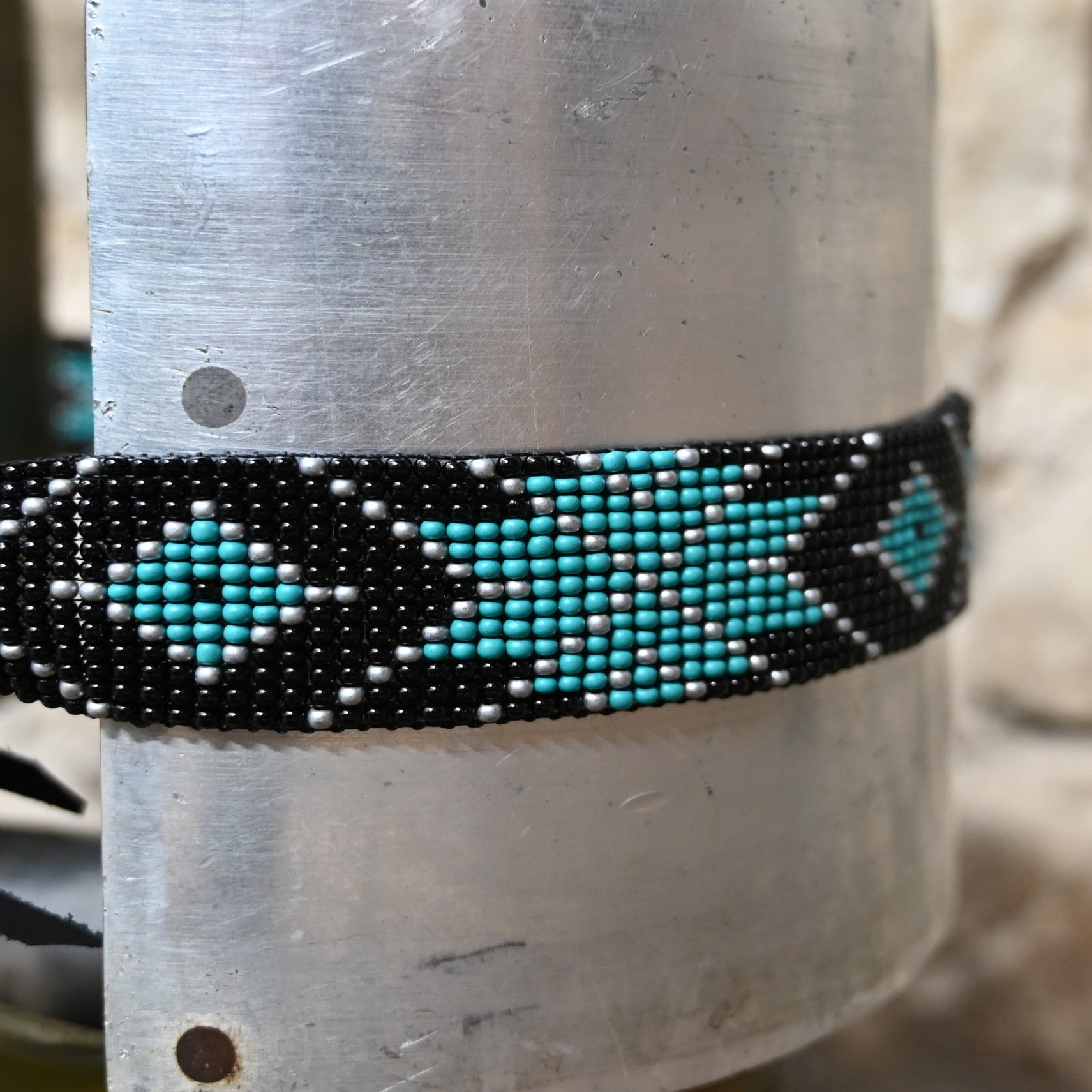 View of hat band
