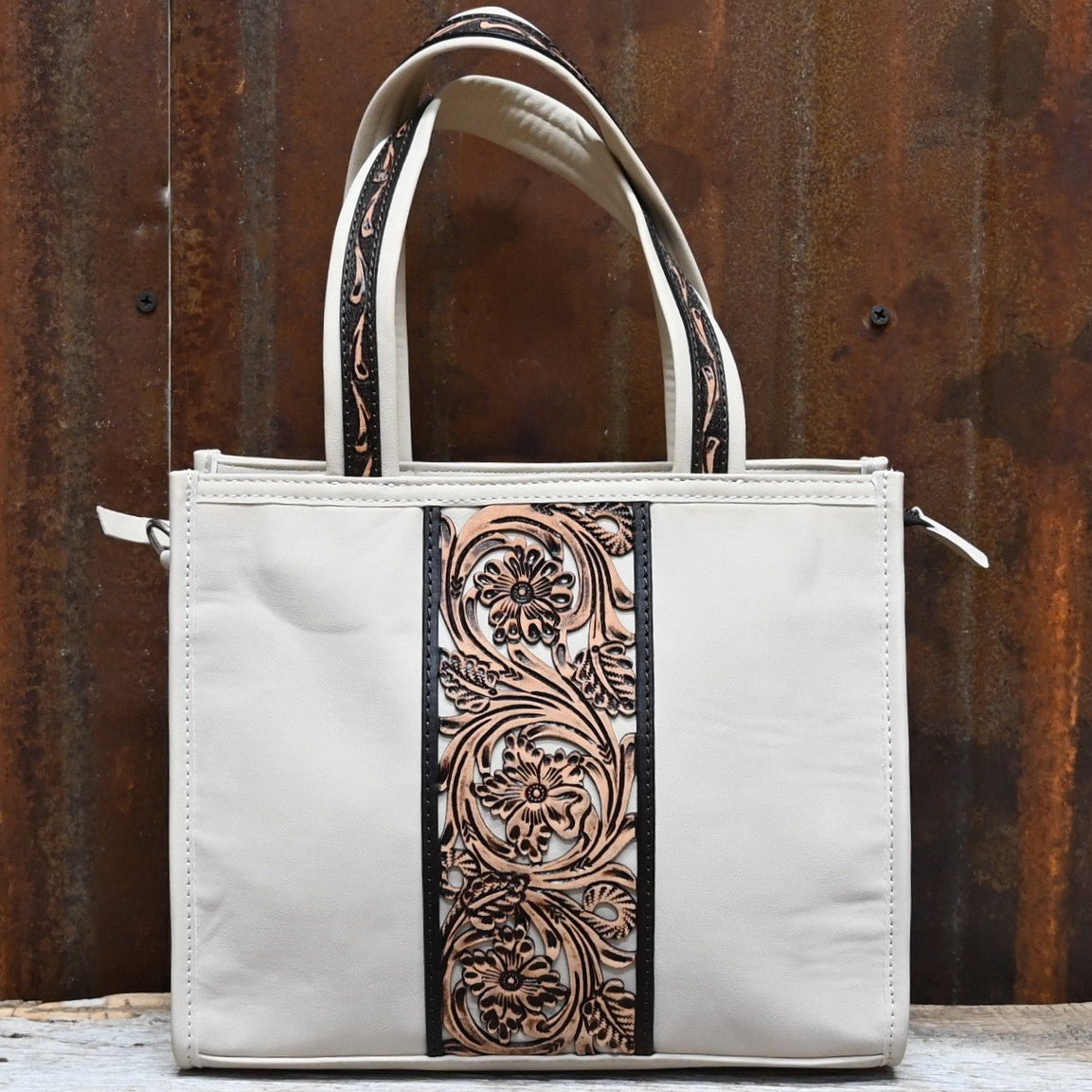 View of front of bag
