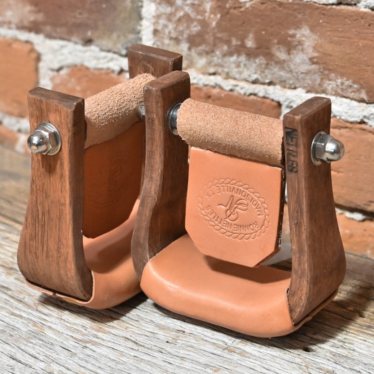 Nettles Stirrups 2" Chisholms Child 4:x3 3/4: view of stirrups