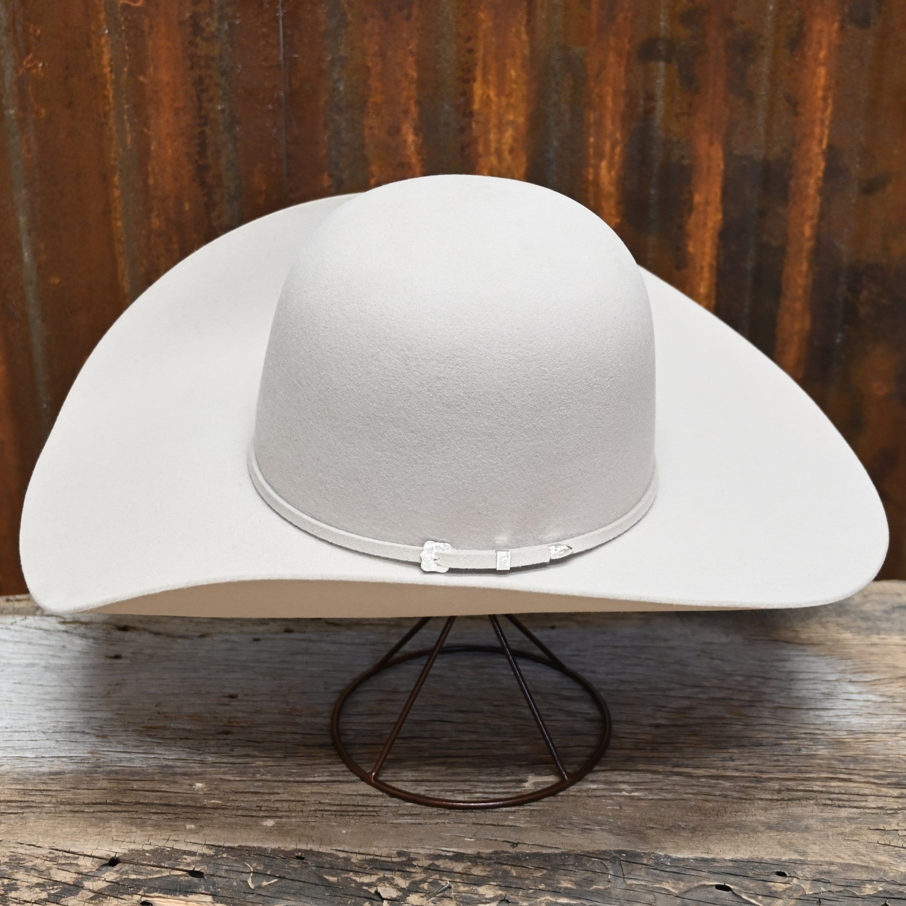 View of side of hat