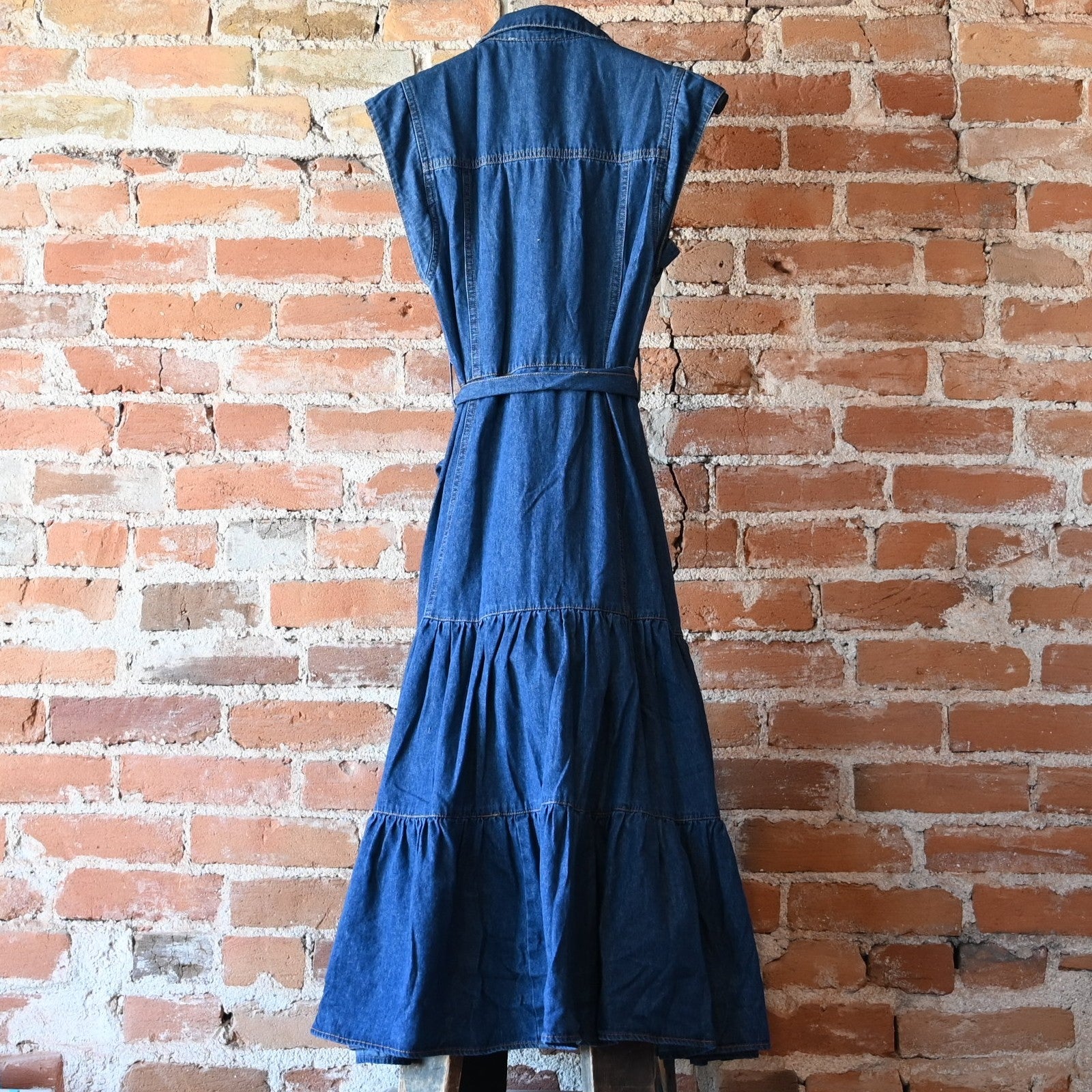 View of back of dress
