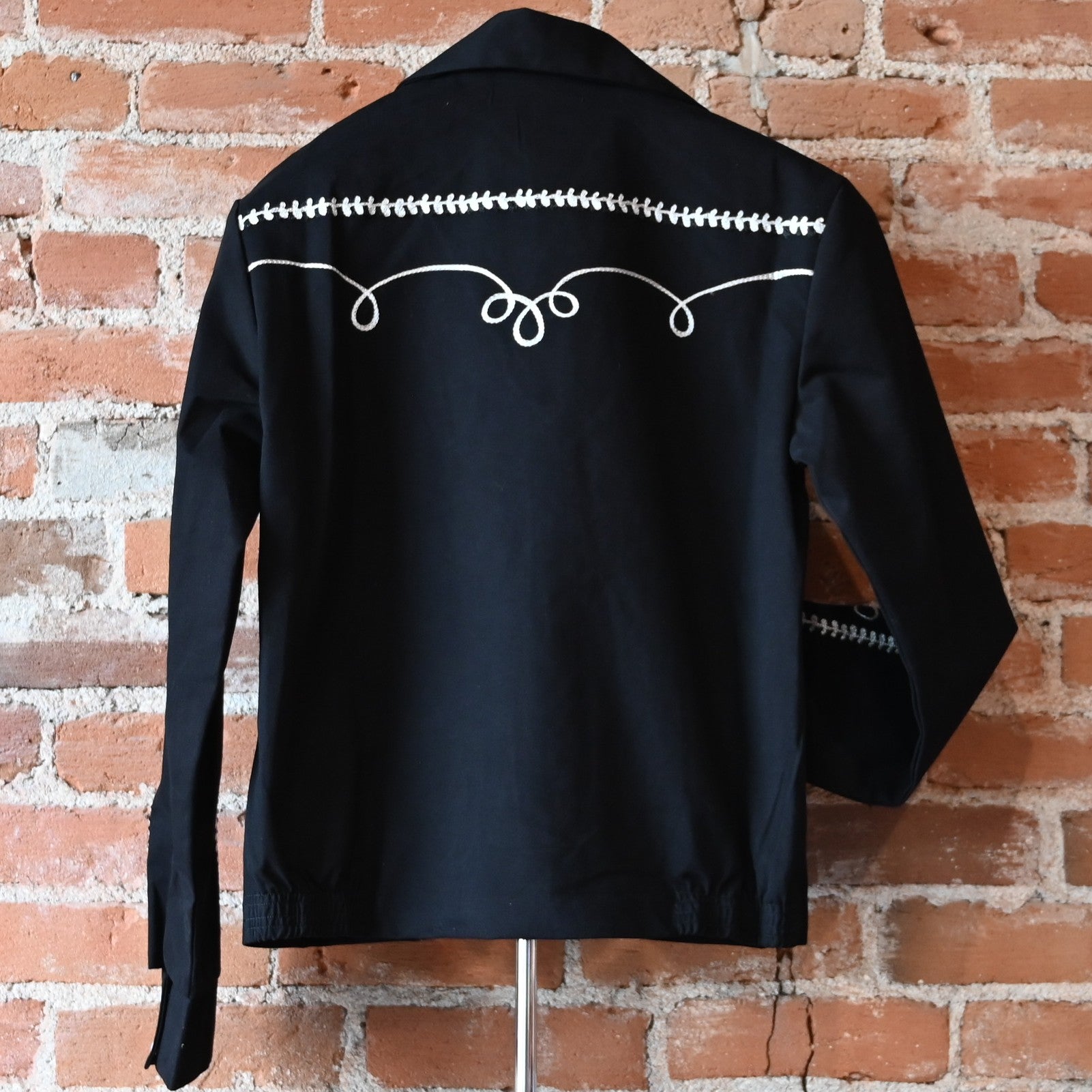 View of back of jacket