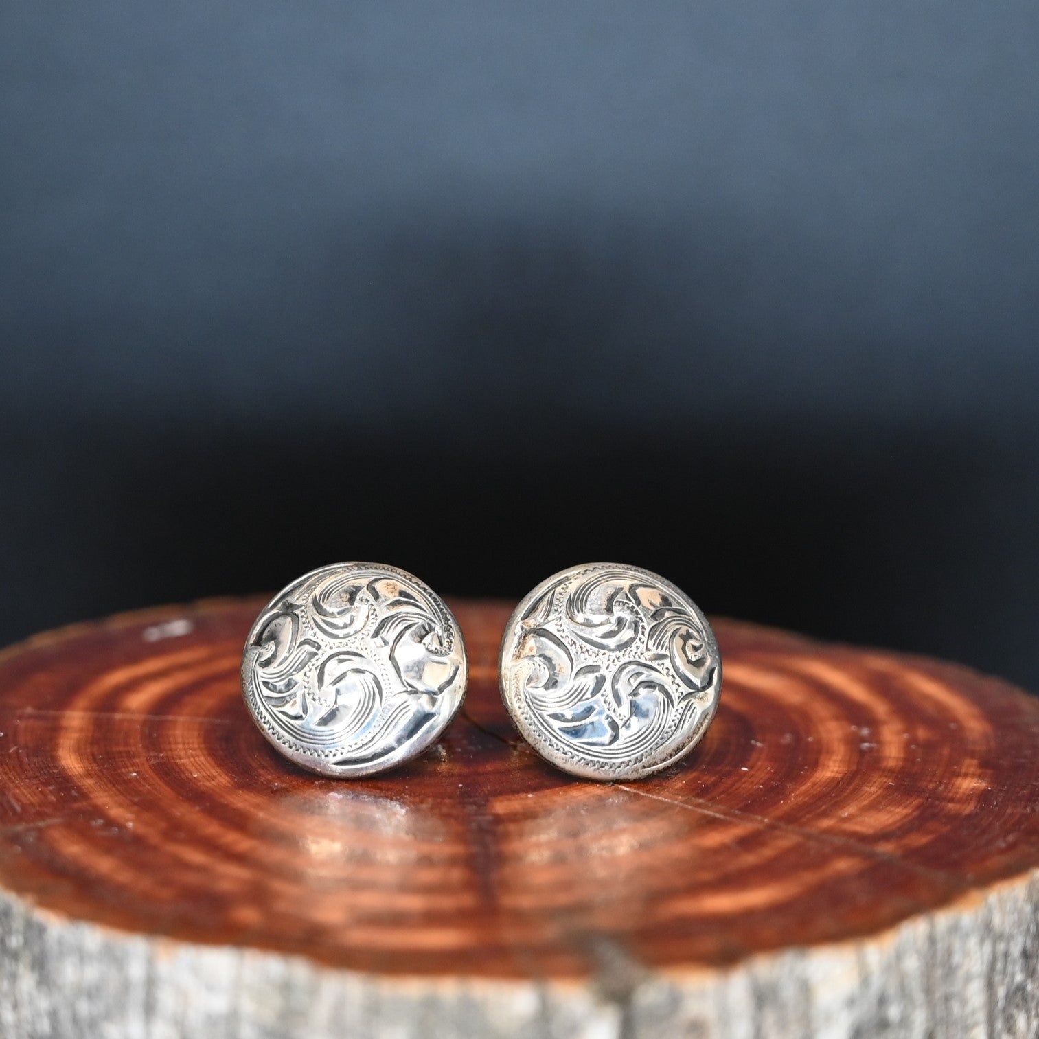View of cufflinks
