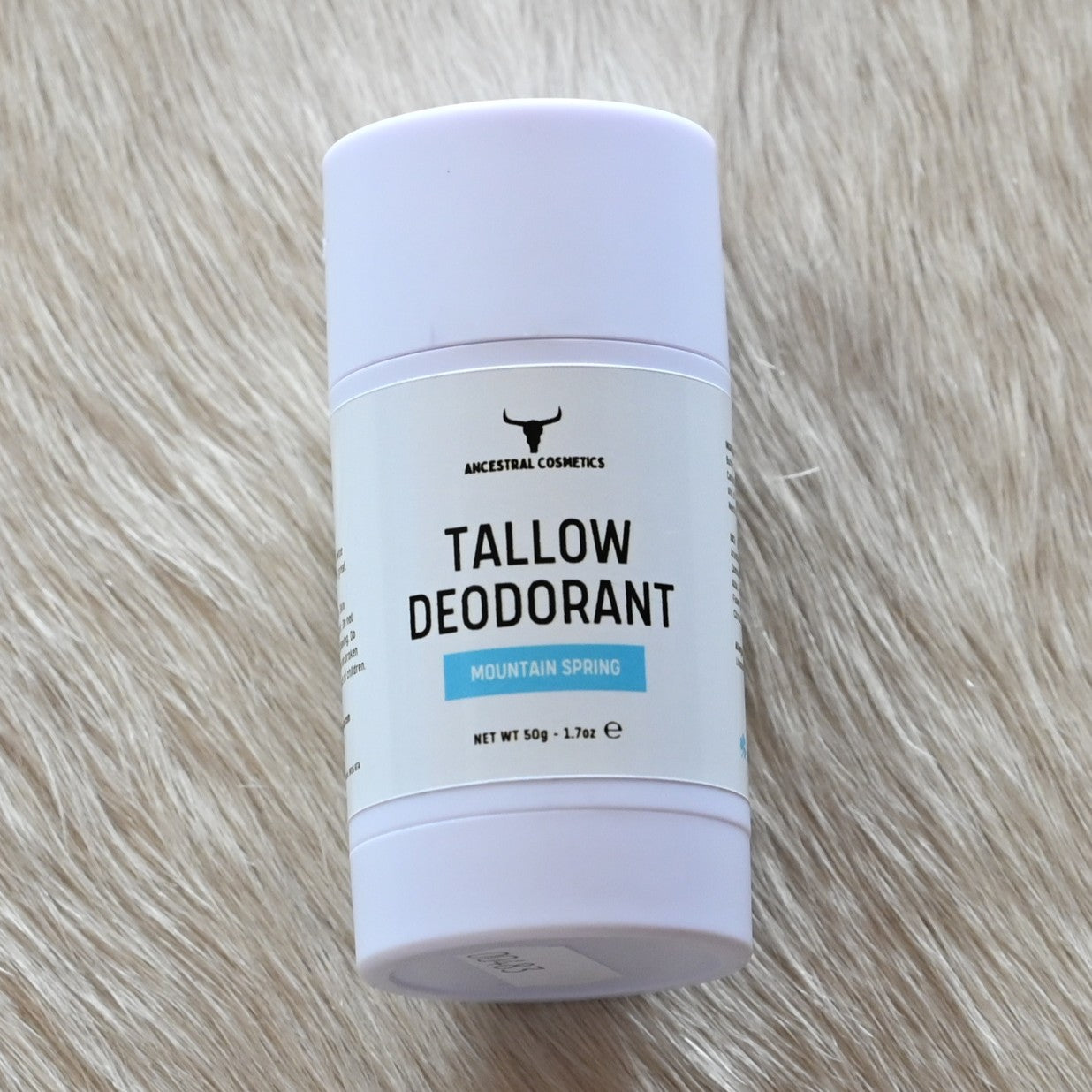 View of deodorant