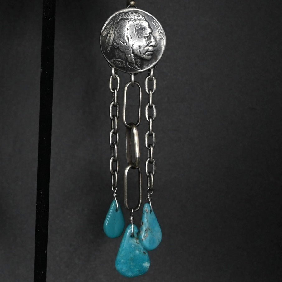 View of earrings