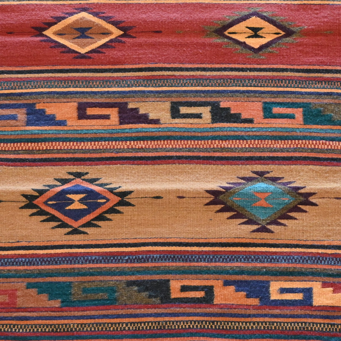 Escalante Rugs Hand Woven by Pedro Gutierrez view of pattern