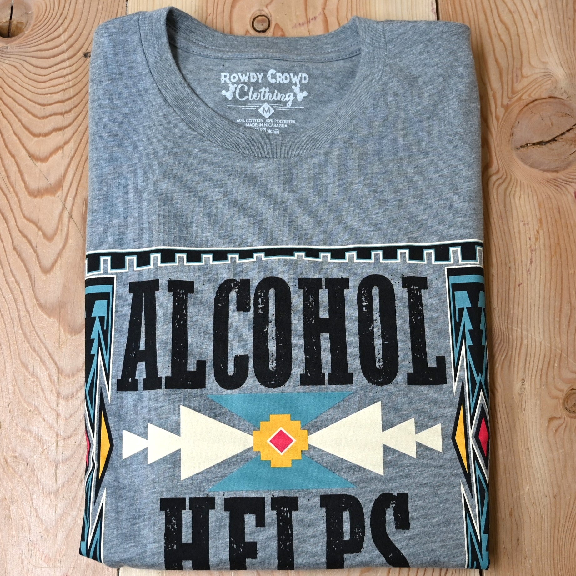 Alcohol Helps Tee view of tee