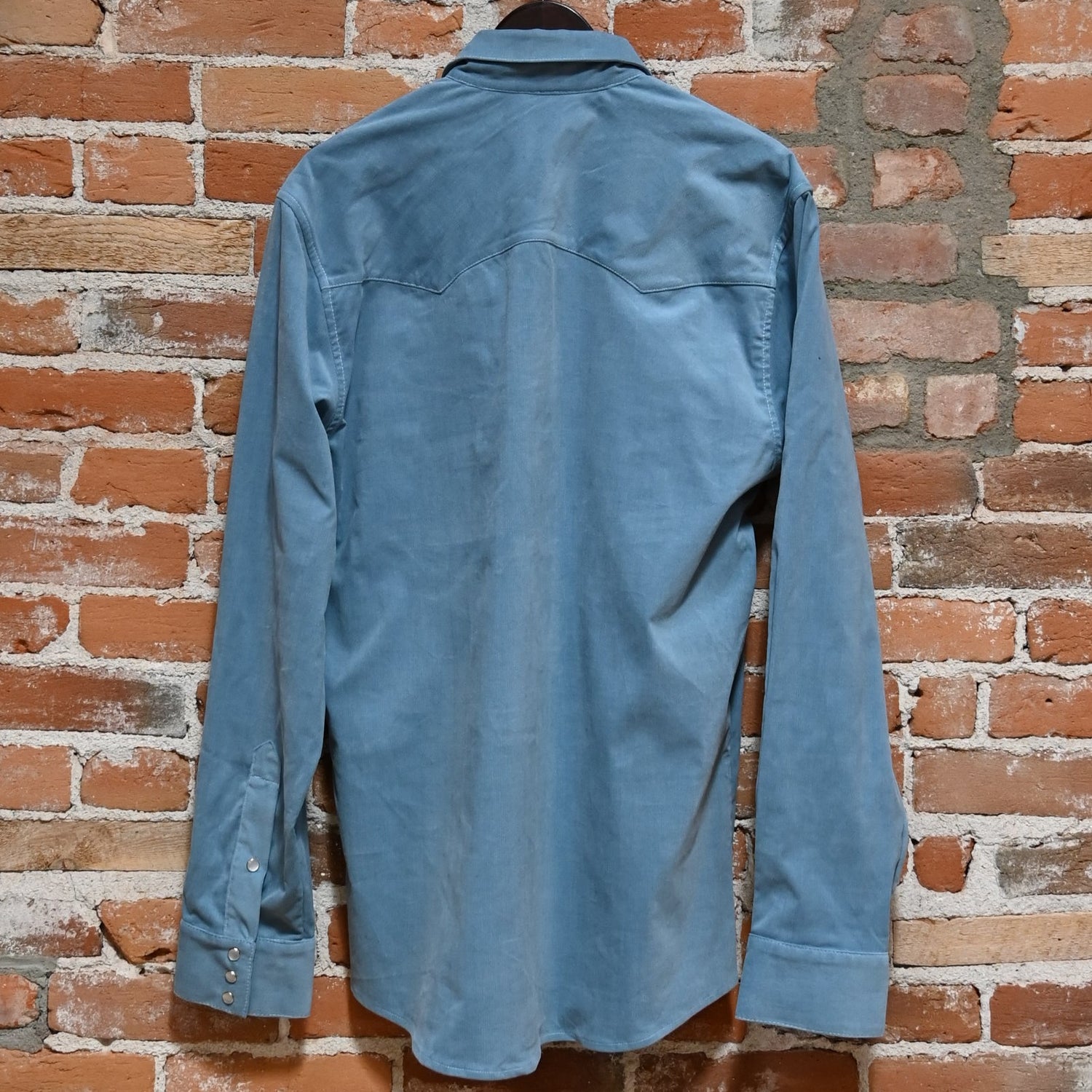 View of back of shirt