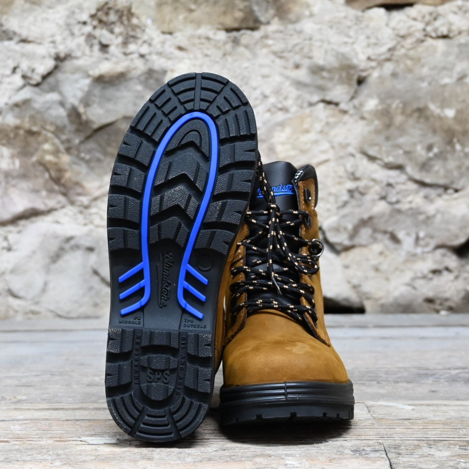 Blundstone 6" Lace Up Work Boot view of bottom