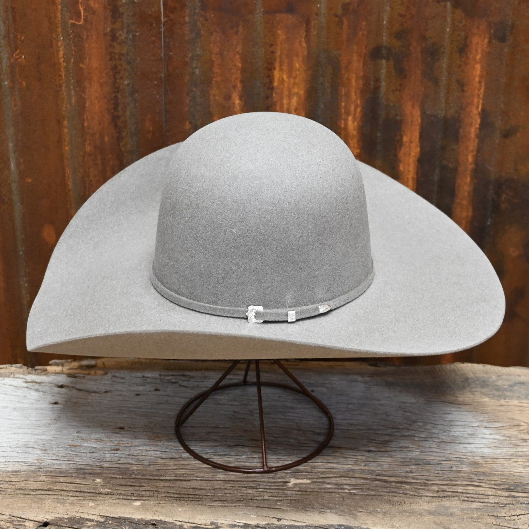 View of side of hat