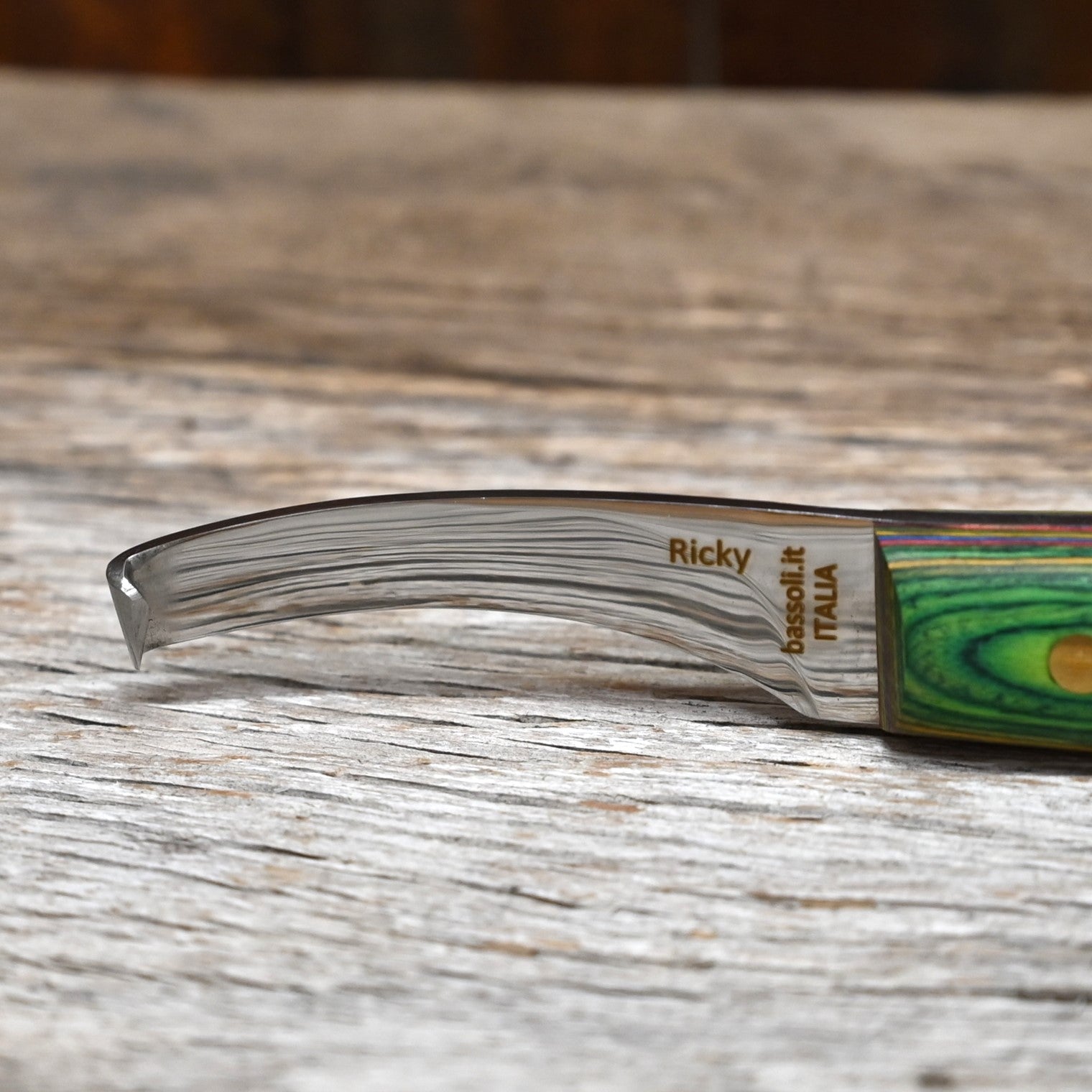 View of knife
