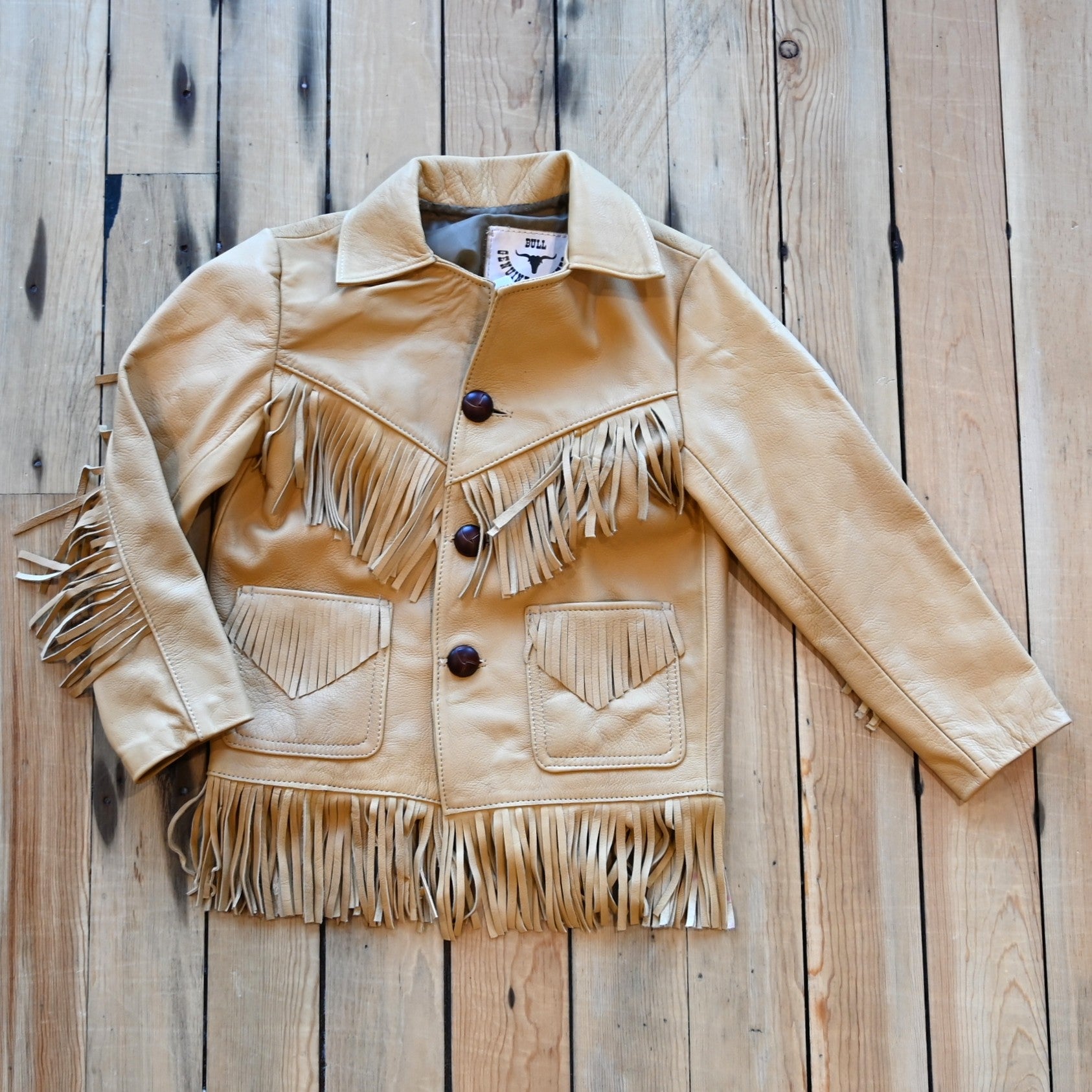 SouthBay Leather Kids Buckskin Fringe Jacket