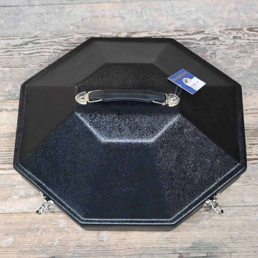 Classic Western Hat Carrier - Black view of hat can closed