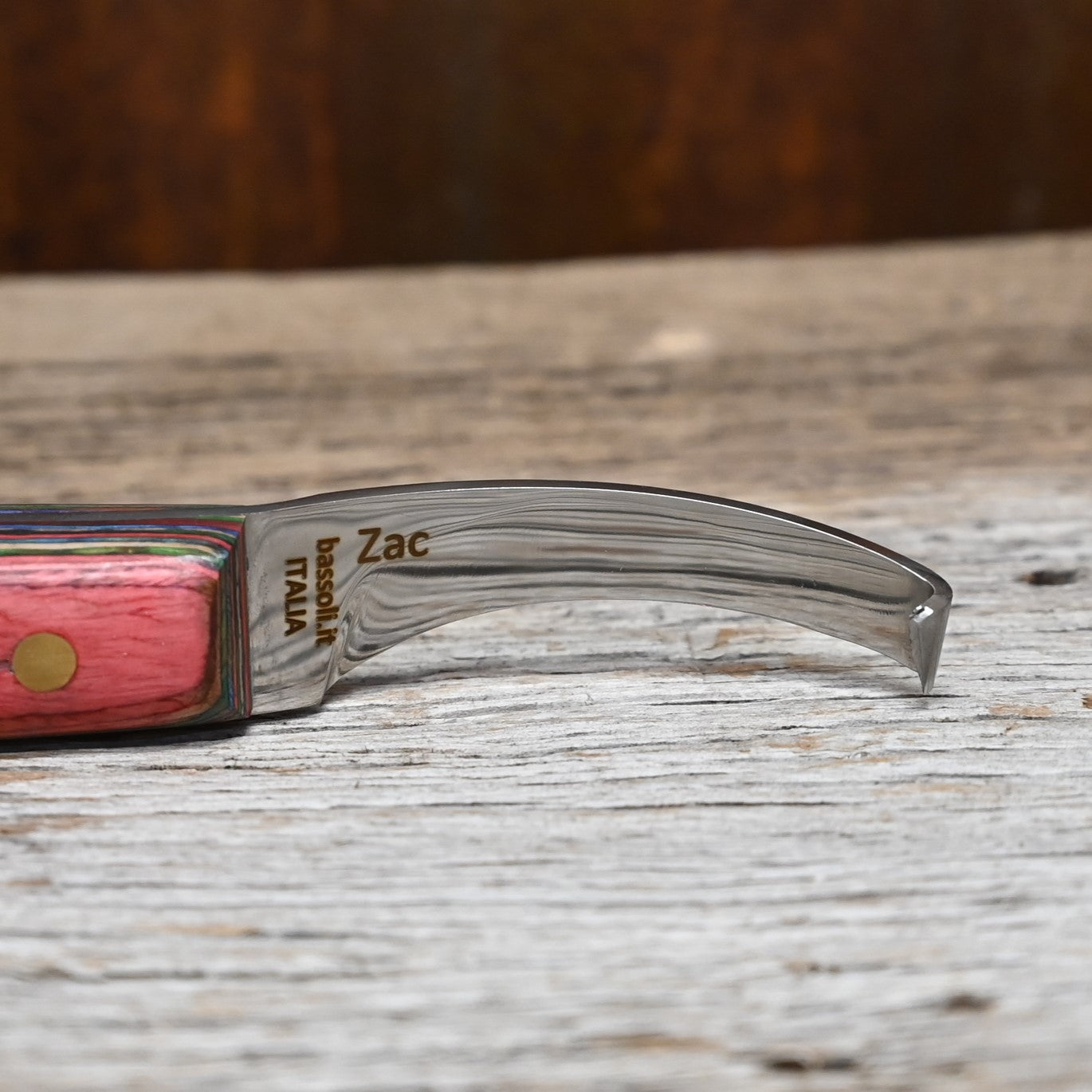 View of knife