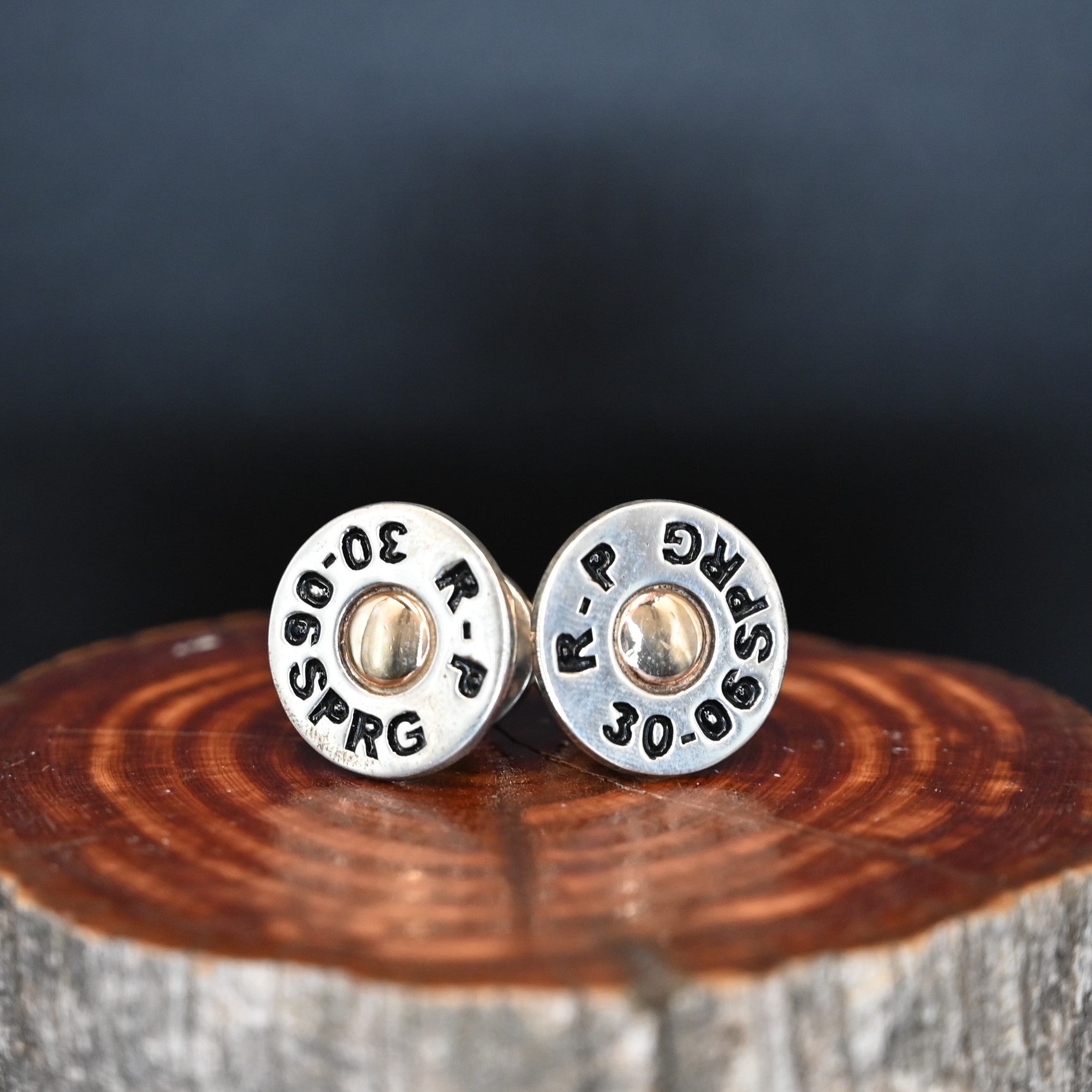 View of cufflinks
