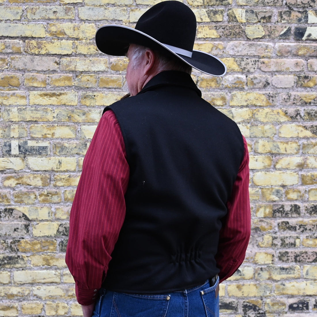 Cattle Baron Vest view of back of vest