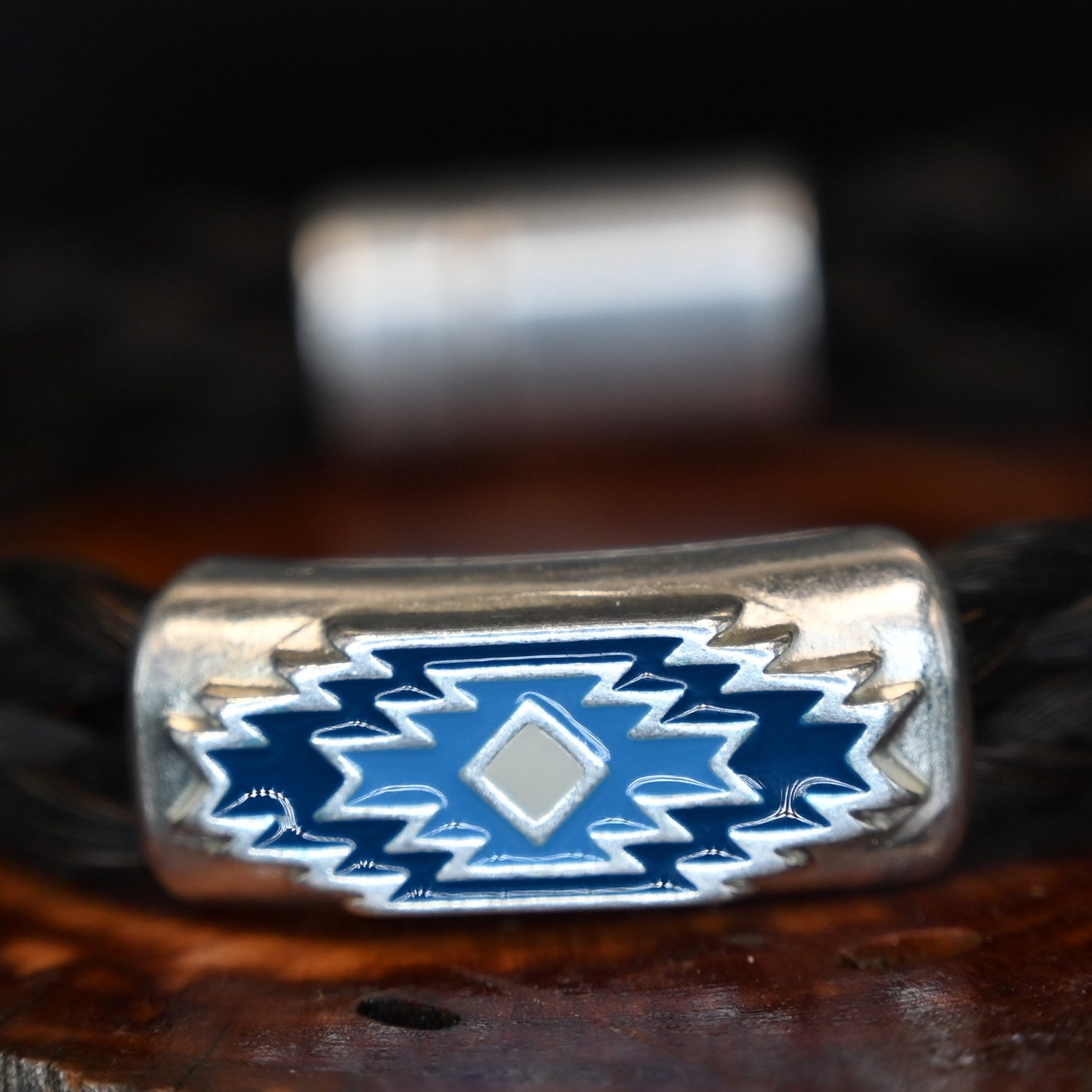 Cowboy Coll. Prescott Magnetic Clasp Bracelet view of detail