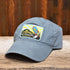 Atomic 79 Nylon Cap In Slate Blue W/Black Clip Strap view of hat