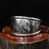 Vogt Silversmiths Kacey Cuff — hammered sterling silver bracelet with smooth polished borders