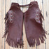 View of K Bar J Chinks with Buckles and Chap Leather Top in Size Large