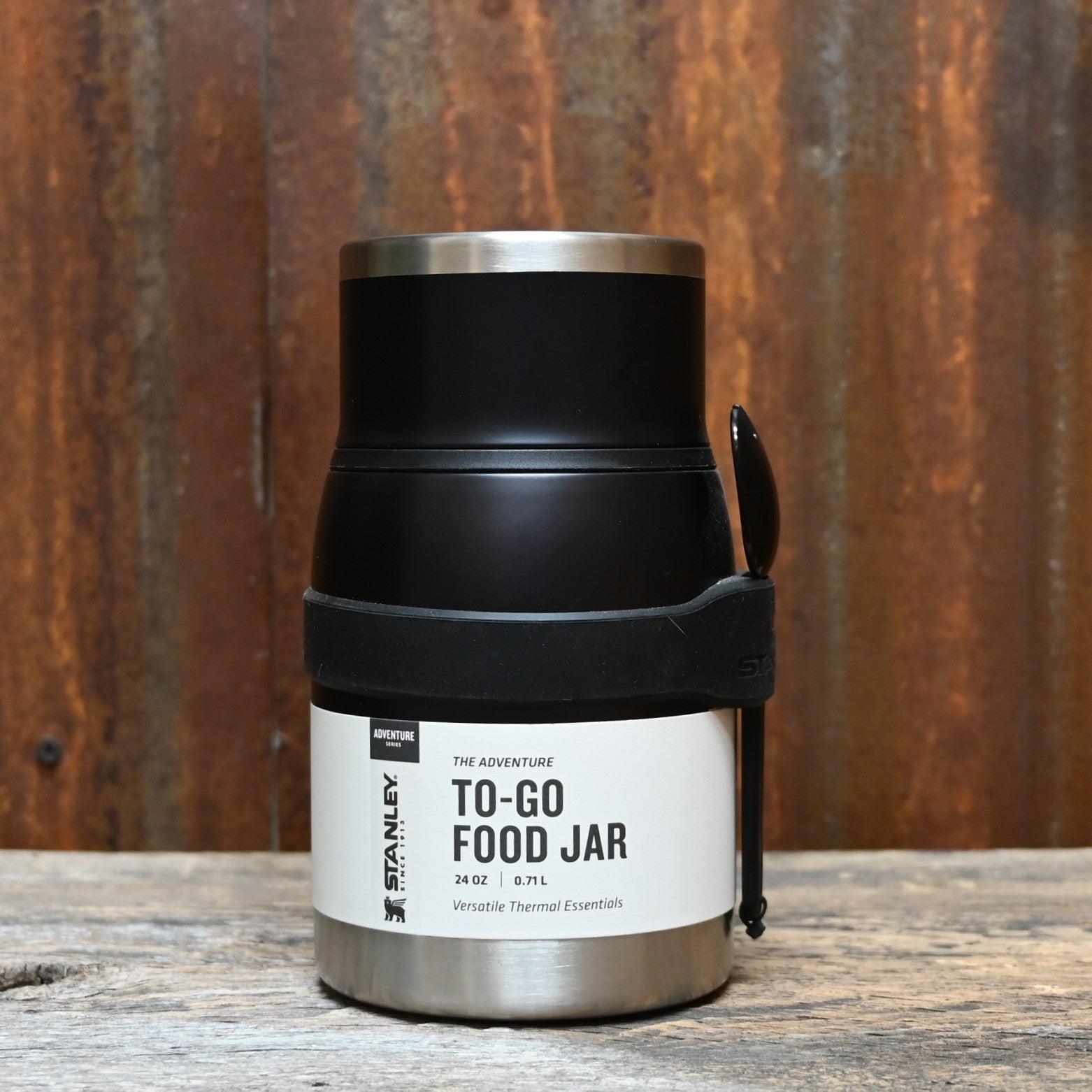 View of food jar