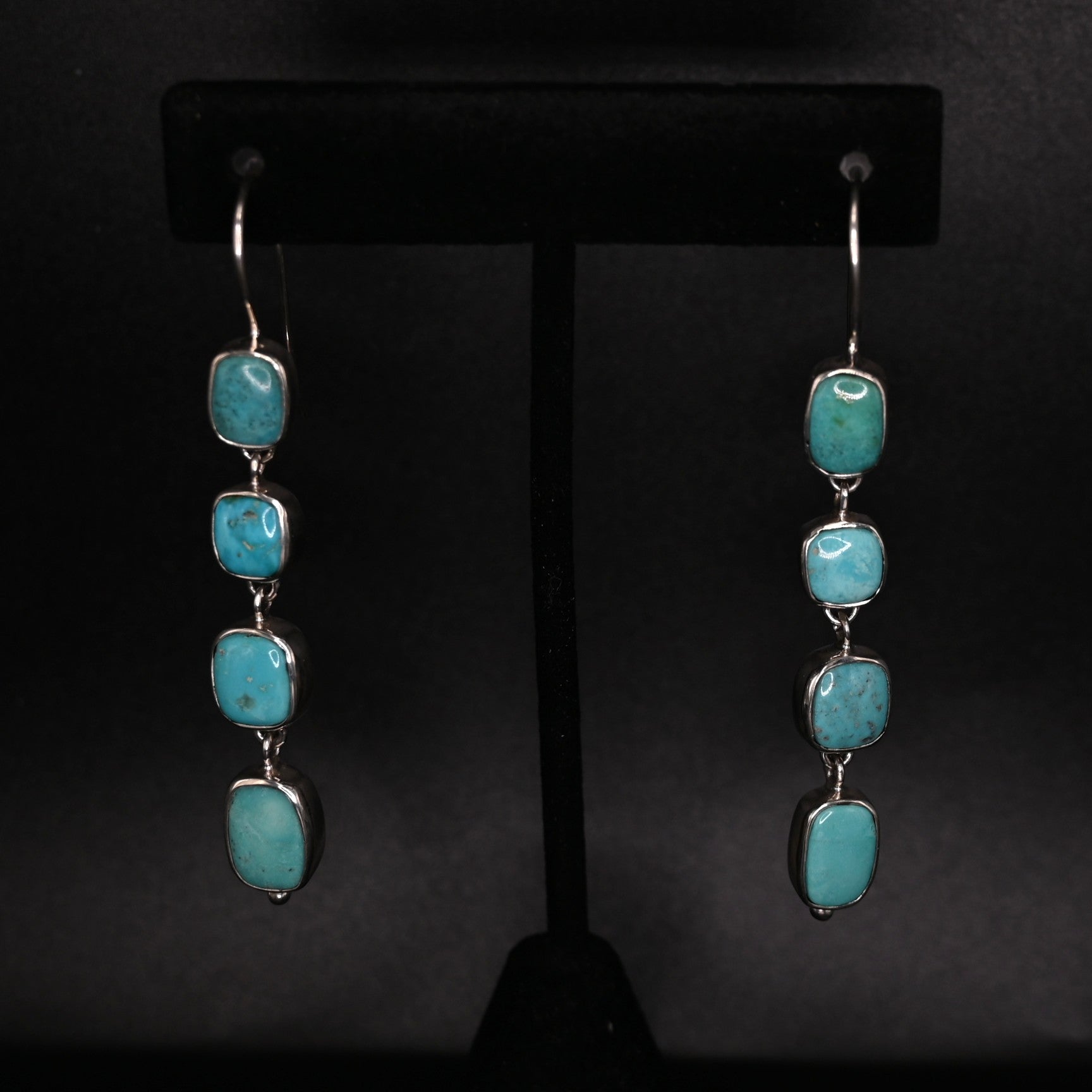 View of earrings