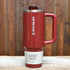Stanley Quencher ProTour Flip Straw Tumbler 30 oz in Cranberry Gloss with flip straw lid and comfort-grip handle