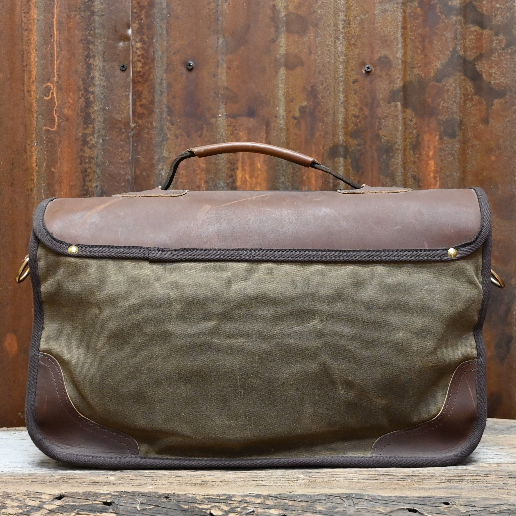 Heritage Briefcase view of back