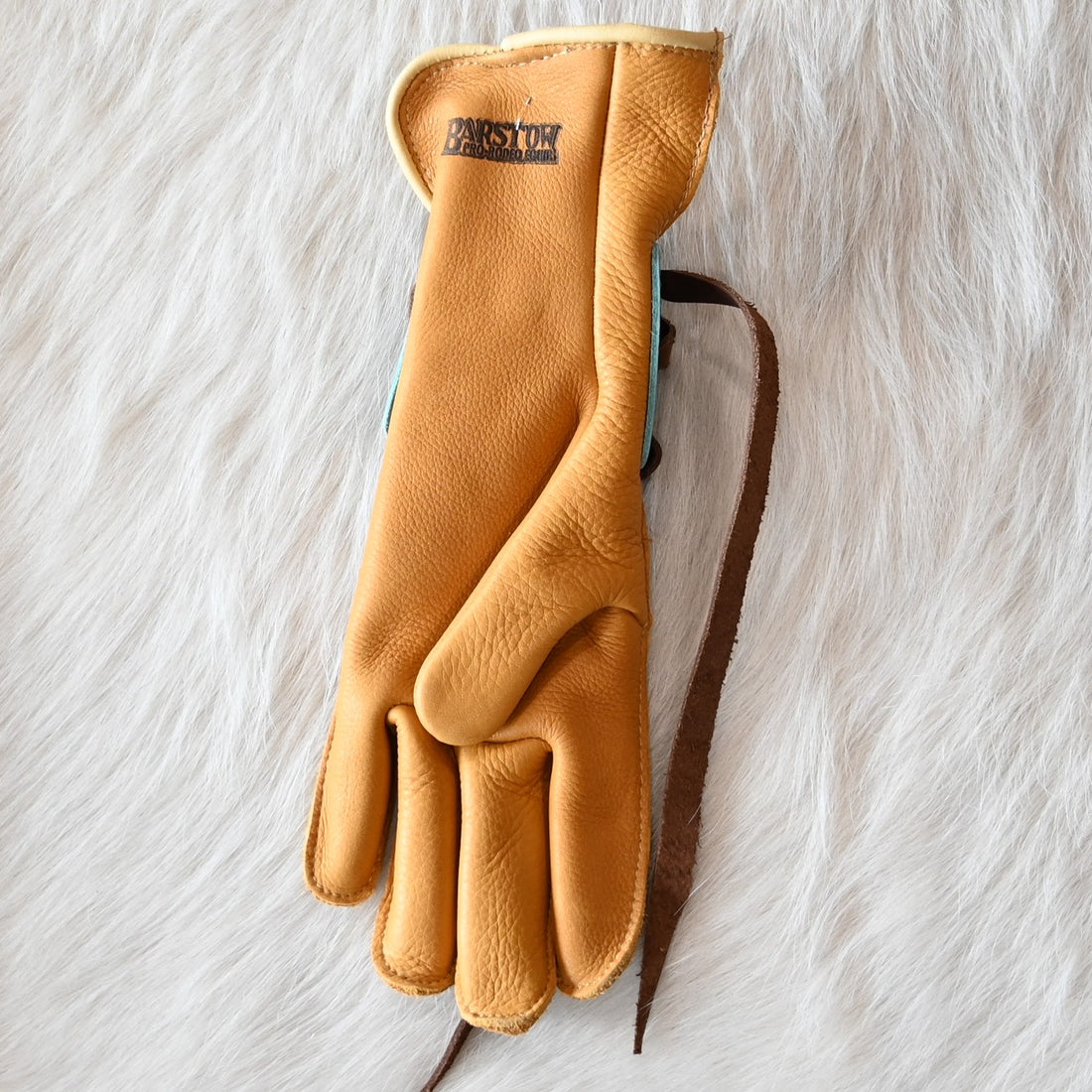 Barstow Pro Rodeo left hand lace-up steerhide leather glove