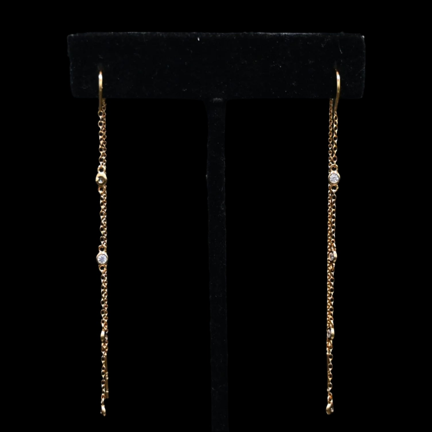 View of earrings