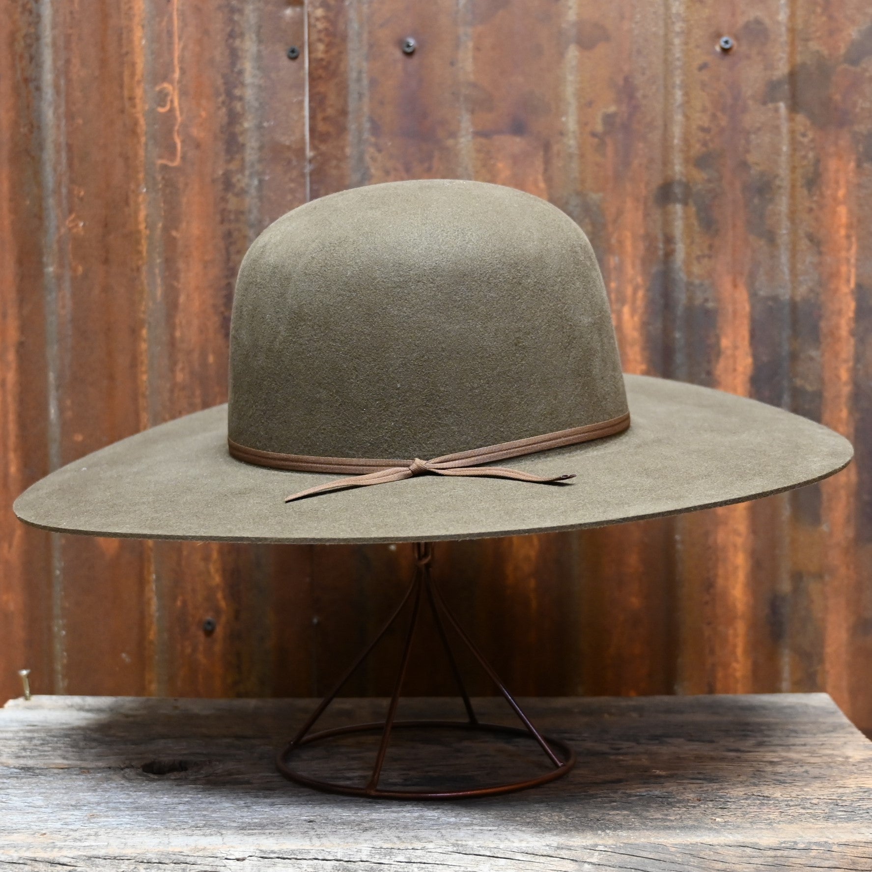 View of side of hat