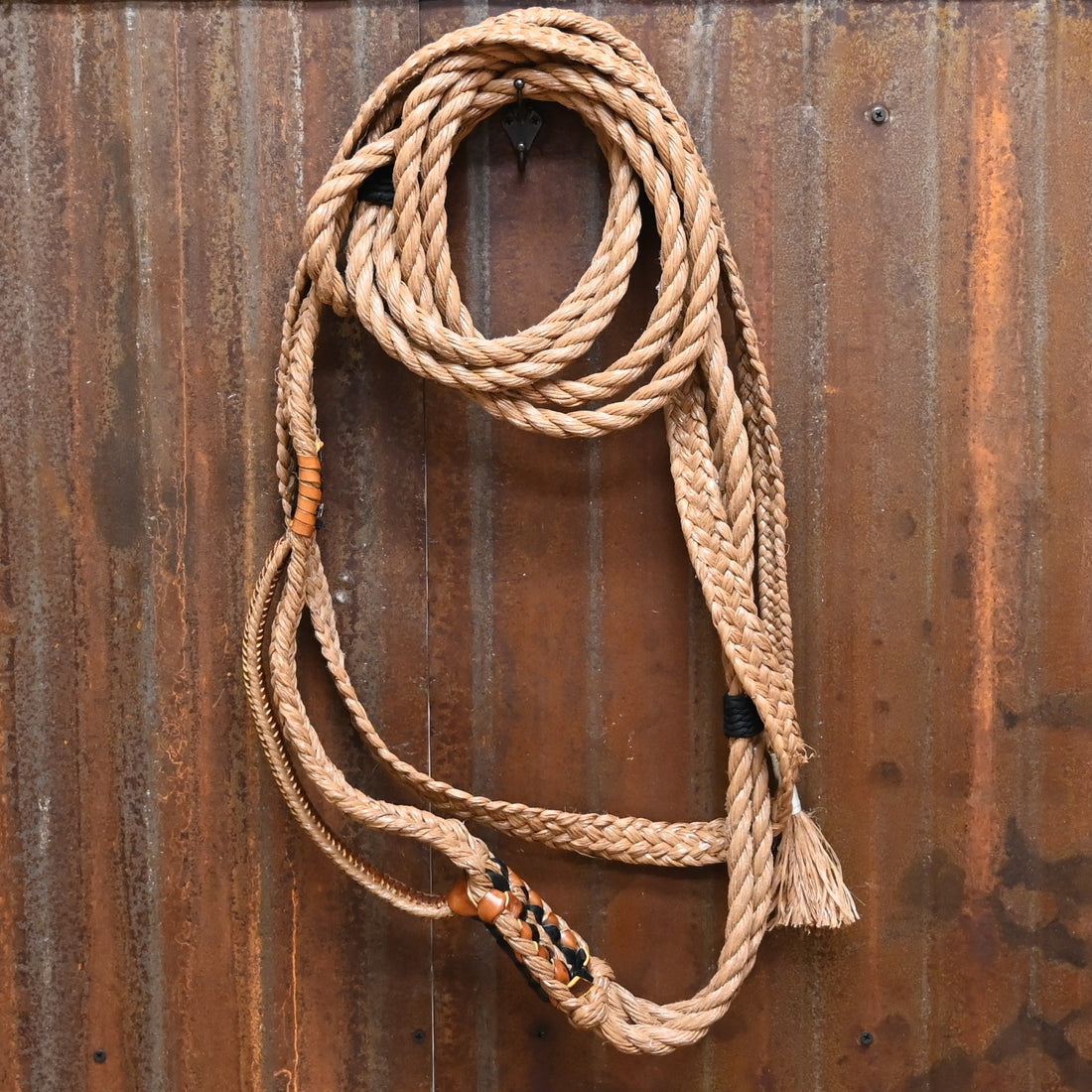 Barstow Pro Rodeo Custom Bull Rope 9/7 view of rope