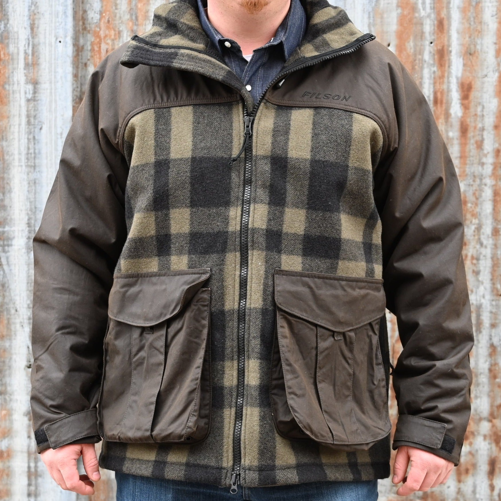 Filson Men's Mackinaw Wool Jacket Liner - Forest Green - XL