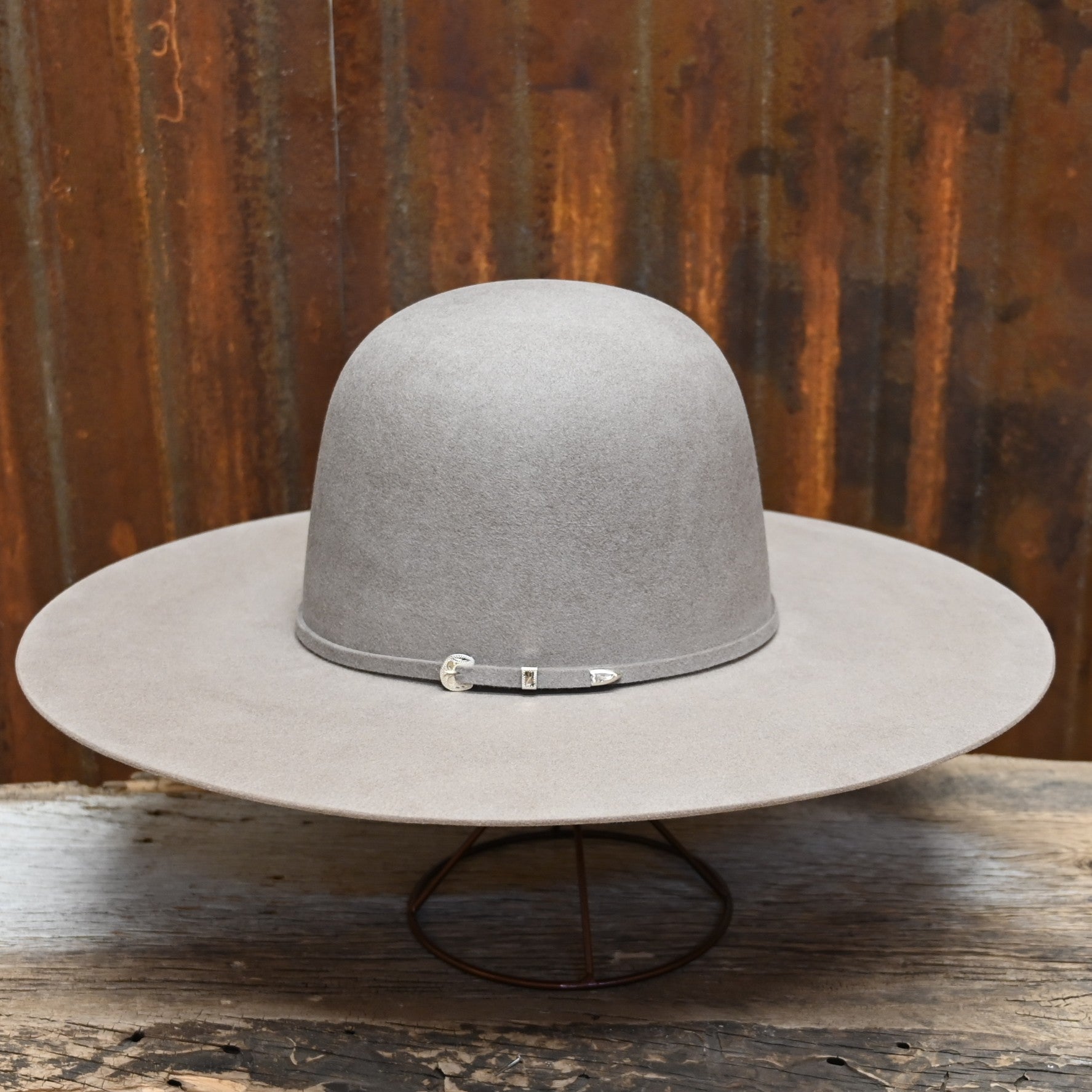 View of side of hat