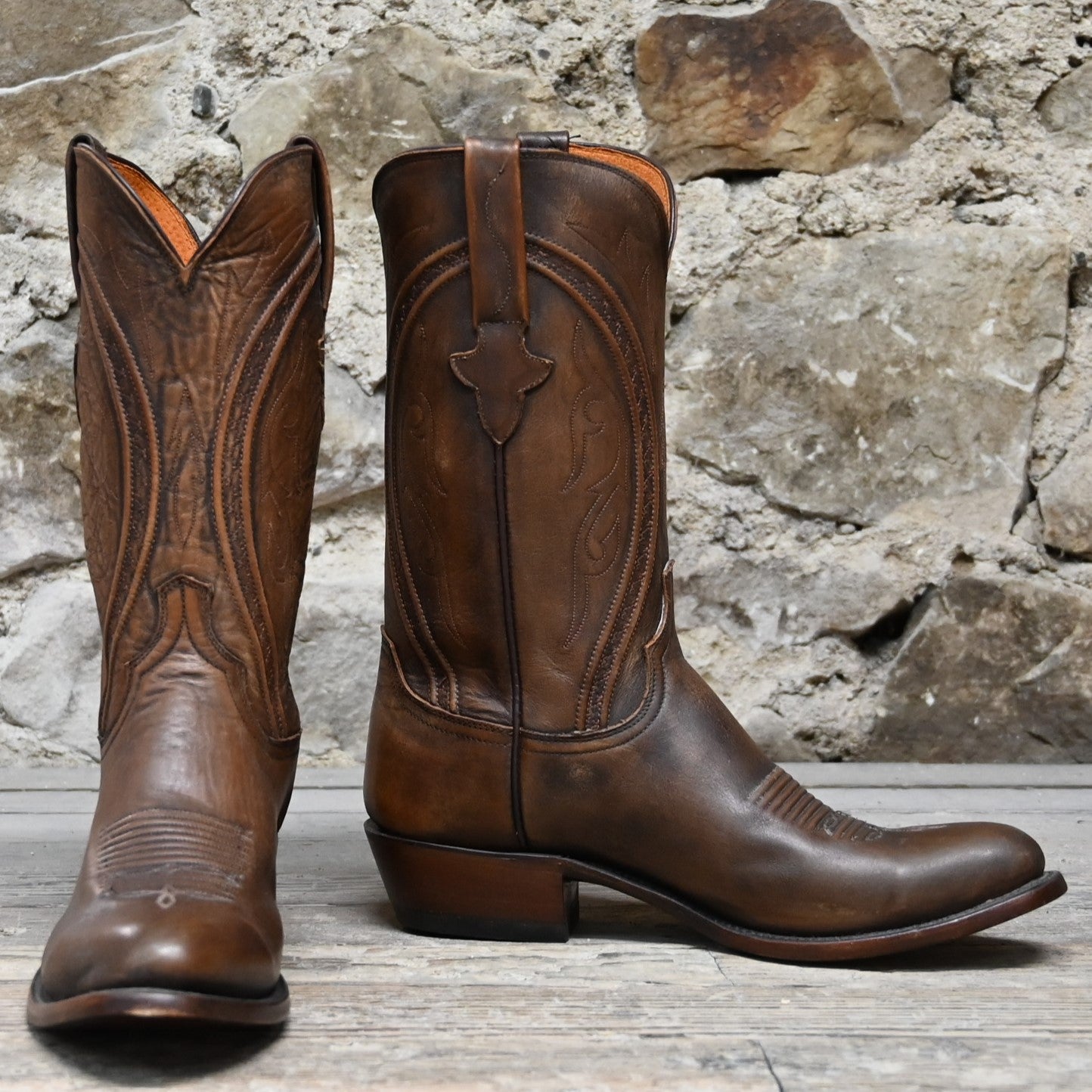 Lucchese peanut brittle boots best sale