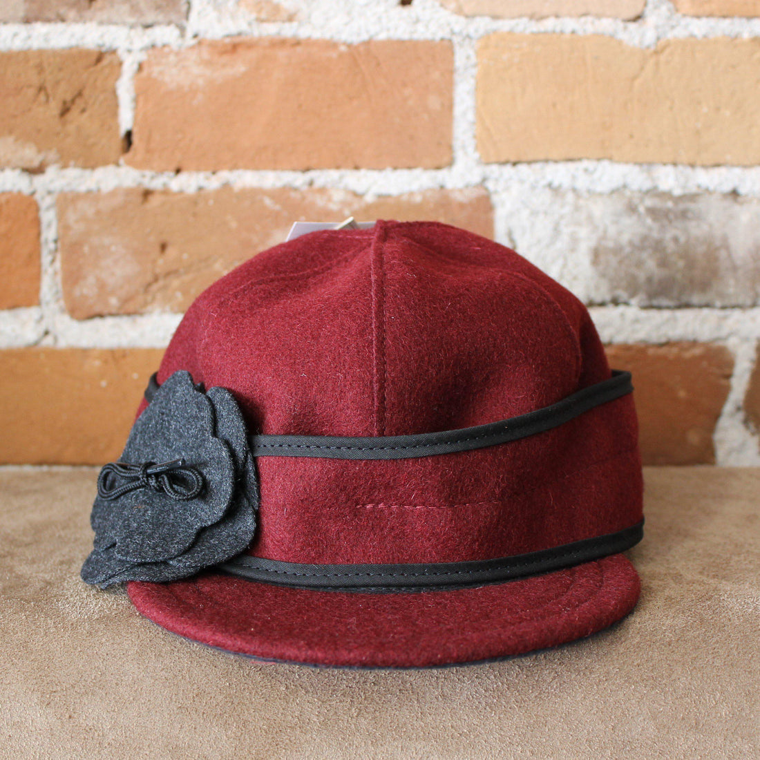 Petal Pusher Hat in Merlot-Atomic 79