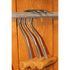 Round Bright Steel Hay Hook W/round Lacquered Hardwood Handle-Atomic 79