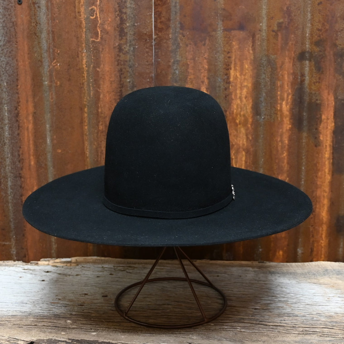 View of front of hat