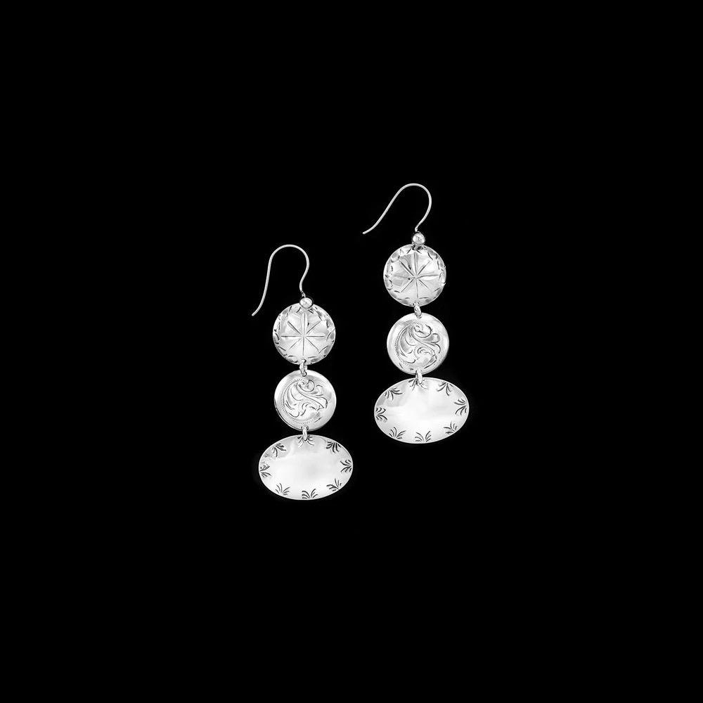 View of earrings