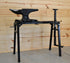 Quick Mount Folding Anvil Stand W/Vise view of stand