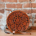 Myra Intrepid round leather & hairon bag