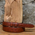 Almond Ostrich Belt view of belt