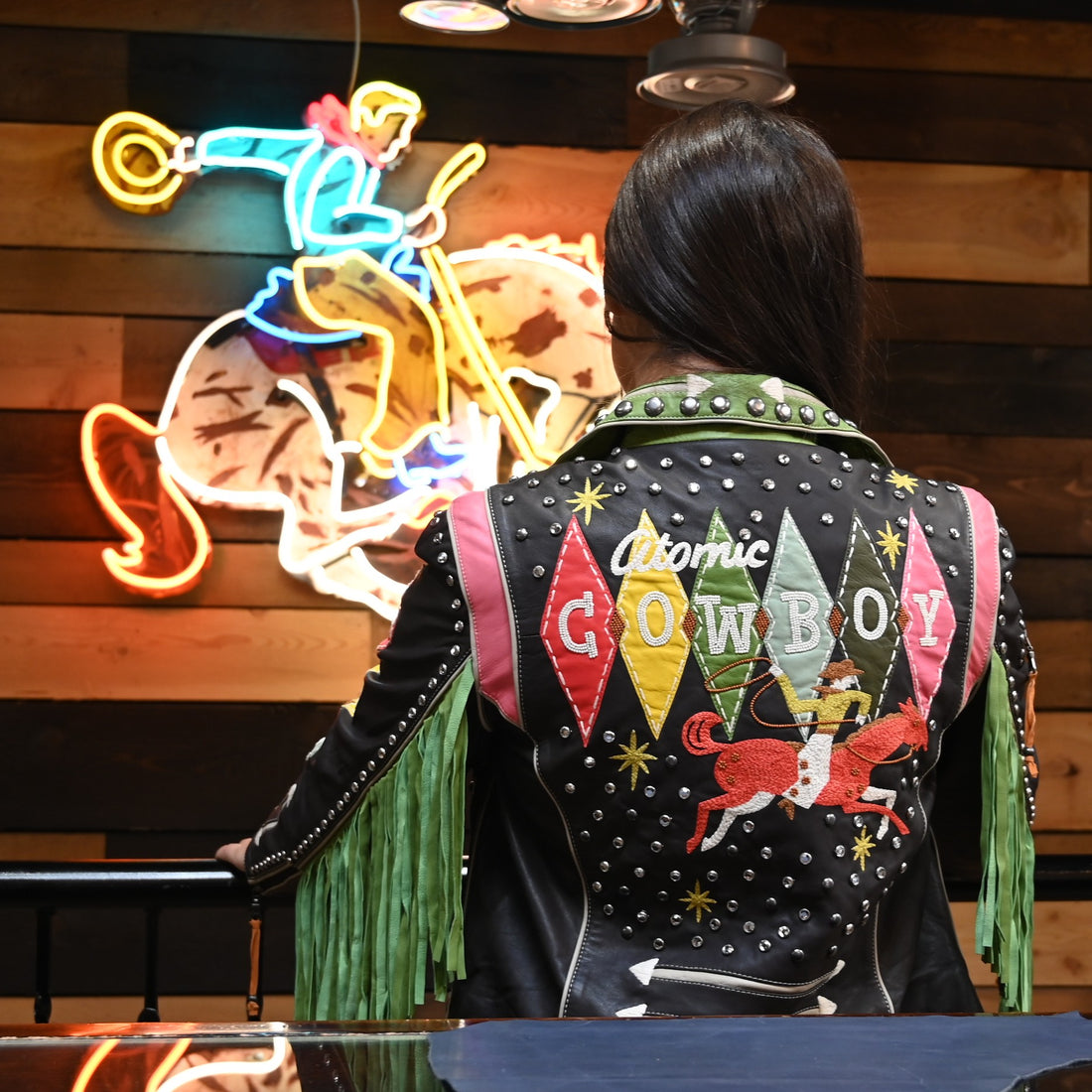 Double D Ranch – Atomic Ranch Biker Jacket (Bronco Brown)