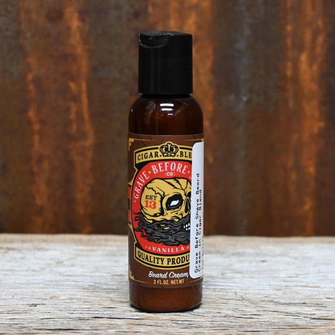 View of beard cream