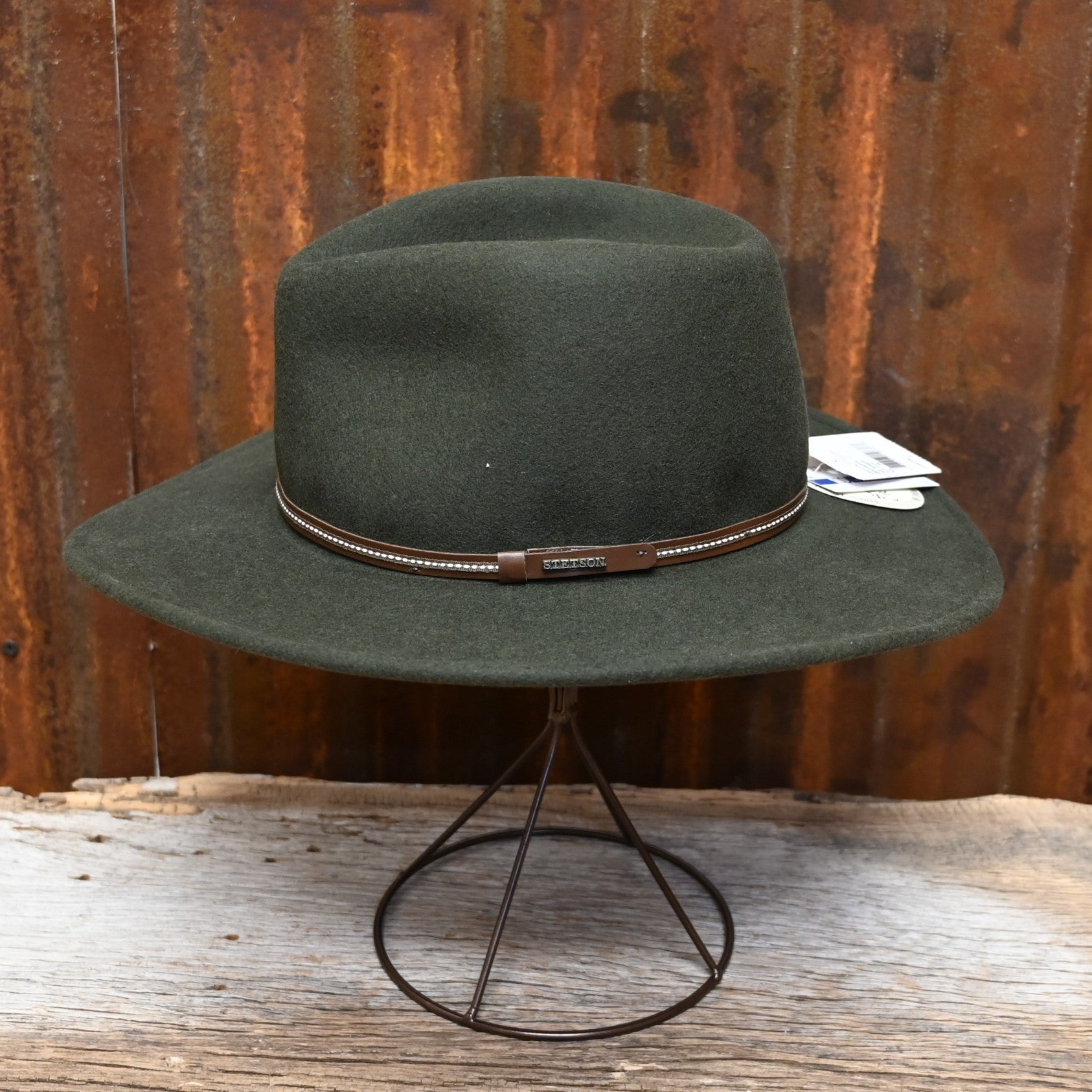 View of side of hat