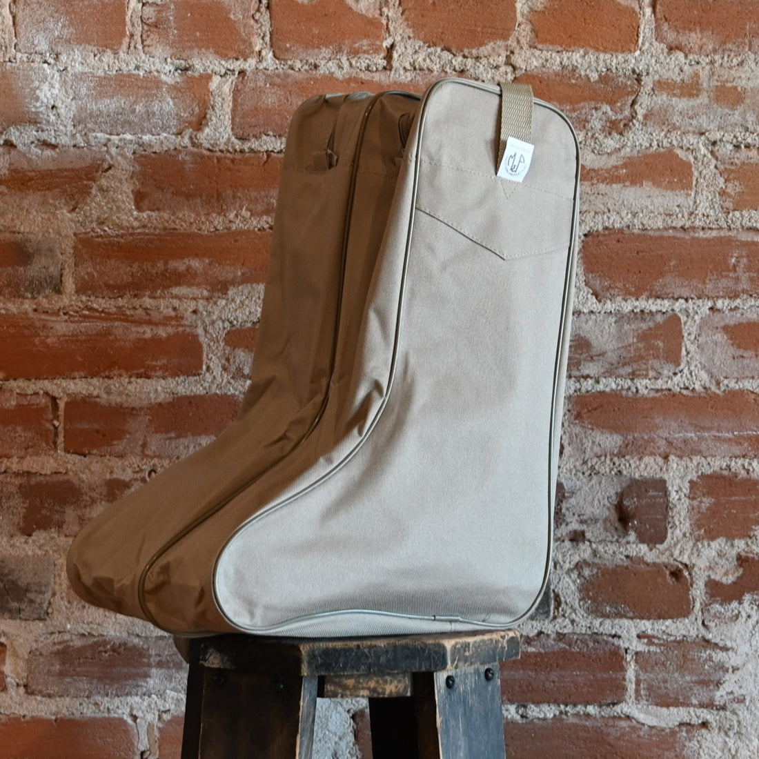 Tan Boot Bag